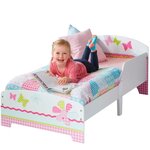 Lit enfant Papillons, fabriqué en MDF.