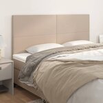 vidaXL Têtes de lit 4 Pièces Cappuccino 90x5x78/88 cm Similicuir