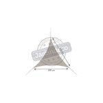 Voile d'ombrage triangle 3 x 3 x 3m