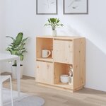 vidaXL Buffet 74x35x80 cm Bois massif de pin