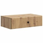 vidaXL Table d'appoint murale 59 x 34 5 x 17 cm Bois d'ingénierie