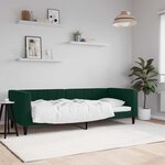 vidaXL Lit de repos sans matelas vert foncé 80x200 cm velours