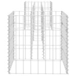 vidaXL Jardinière à gabion en H Fil d'acier 260x40x40 cm