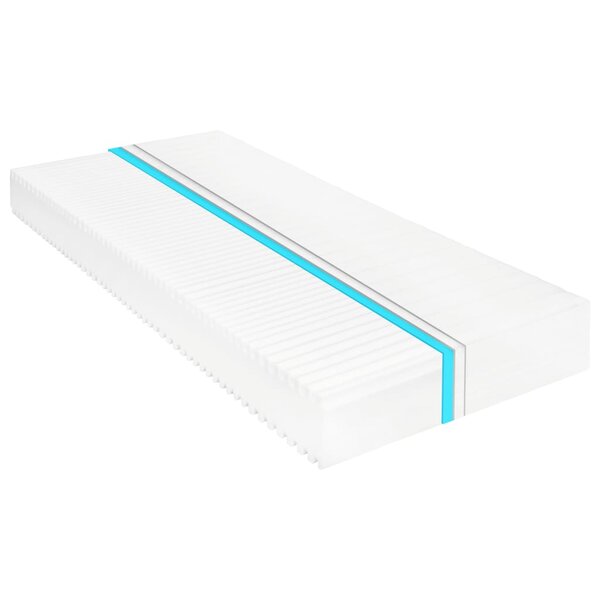 vidaXL Matelas 120 x 200 cm 7 zones Mousse PU 16 cm H2 H3