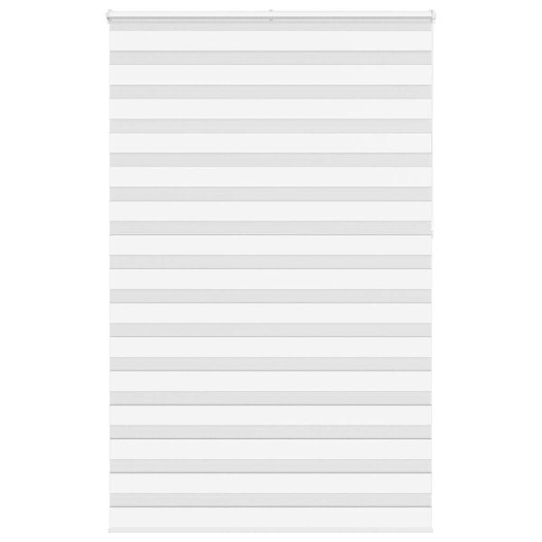 vidaXL Store zèbre blanc 140x230 cm largeur du tissu 135 9cm polyester