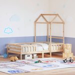 vidaXL Cadre de lit avec toit sans matelas 90x200 cm