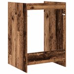 vidaXL Armoire pour machine à laver Bois ancien 67 5 x 62 x 97 cm
