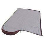 Outwell Sac de couchage Campion Lux fermeture éclair à gauche violet