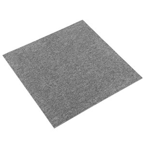vidaXL Tapis 20 pc Gris 50 x 50 cm 100  Polypropylène