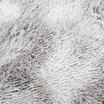 vidaXL Tapis shaggy à poils longs NAVARRA gris argenté 200x200 cm