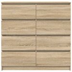 vidaXL Buffet chêne sonoma 100x35x99 cm bois d'ingénierie