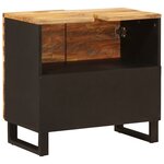 vidaXL Meuble sous Lavabo de Salle de Bain Naturel 62 x 33 x 58 cm