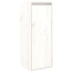 vidaXL Meubles TV 3 Pièces Blanc Bois massif de pin