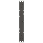 vidaXL Pieds de table basse en forme de V  2 pièces  anthracite  50 x (30-31 3) cm  acier