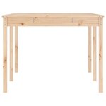 vidaXL Table de jardin 203 5x100x76 cm bois massif de pin