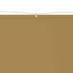 vidaXL Auvent vertical Beige 100x1200 cm Tissu oxford