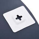 vidaXL Miroir mural avec 5 étagères Argenté 100 x 60 cm