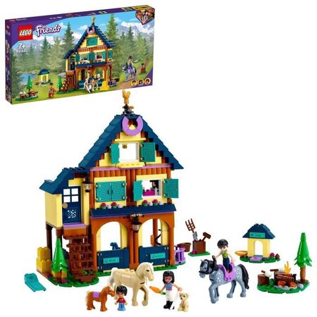 Lego 41683 friends le centre équestre de la foret – jouet cheval avec  mini-poupées pour filles et garçons - La Poste