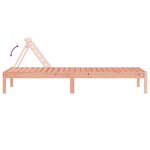 vidaXL Chaise longue 199 5x60x74 cm bois massif de douglas