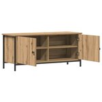 vidaXL Meuble TV chêne artisanal 100 x 35 x 45 cm Bois d'ingénierie