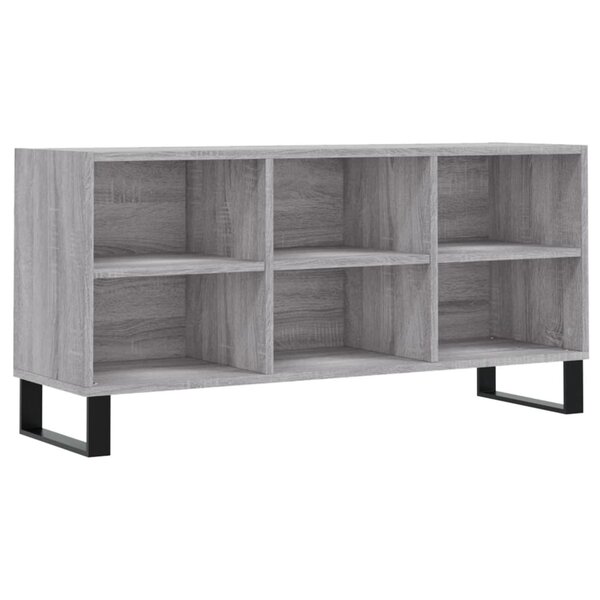 vidaXL Meuble TV sonoma gris 103 5x30x50 cm bois d'ingénierie