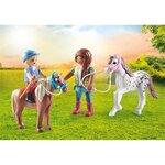 PLAYMOBIL 71494 - Cavalières avec box et poneys