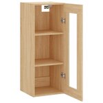 vidaXL Armoire murale chêne sonoma 34 5x34x90 cm