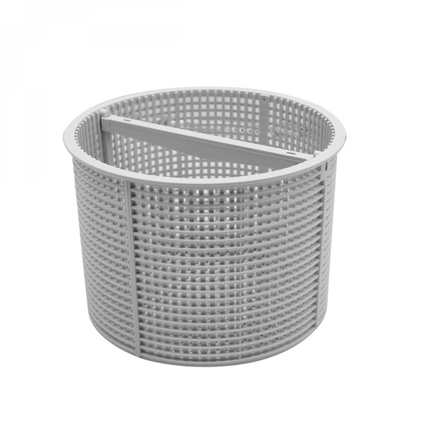 Panier rond pour skimmer de piscine - Diam 18 cm - Blanc