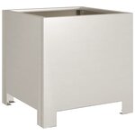 vidaXL Jardinière 30x30x30 cm acier corten