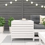 vidaXL Repose-pied de jardin blanc 62x63 5x53 5 cm bois de pin massif