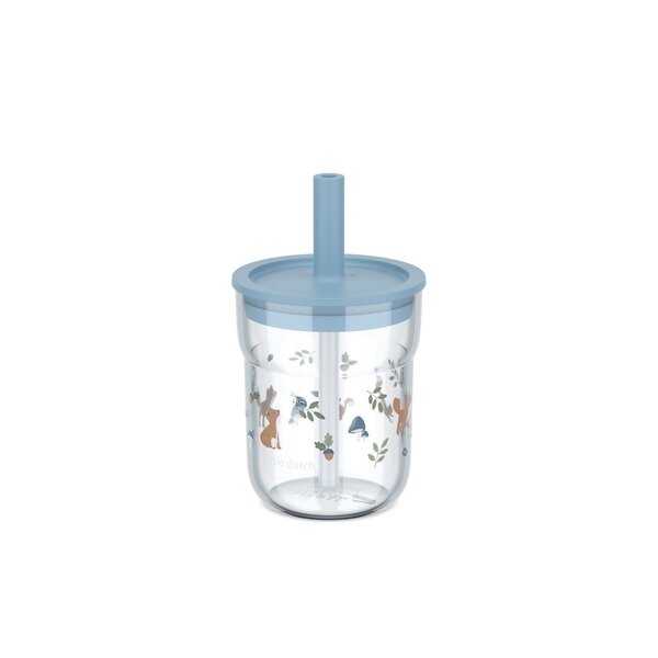 Mepal 108023065408 - Verre enfant Mio 250 ml avec paille - Forest Friends