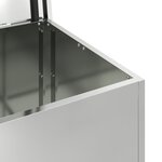 vidaXL Coffre de rangement d'extérieur - 55x50.5x50 cm en acier galvanisé