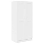 vidaXL Garde-robe Blanc 82 5x51 5x180 cm Aggloméré