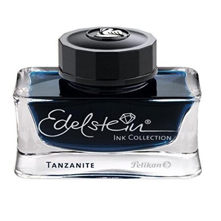 Flacon d'encre 50 ml Edelstein Collection Tanzanite, bleu noir PELIKAN