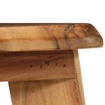 vidaXL Tabourets de bar lot de 2 bois d'acacia massif