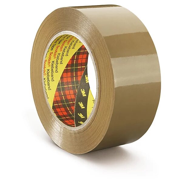 Ruban adhésif scotch 3m 371 polypropylène standard 28 microns havane 48 mm x 132 m (lot de 36)