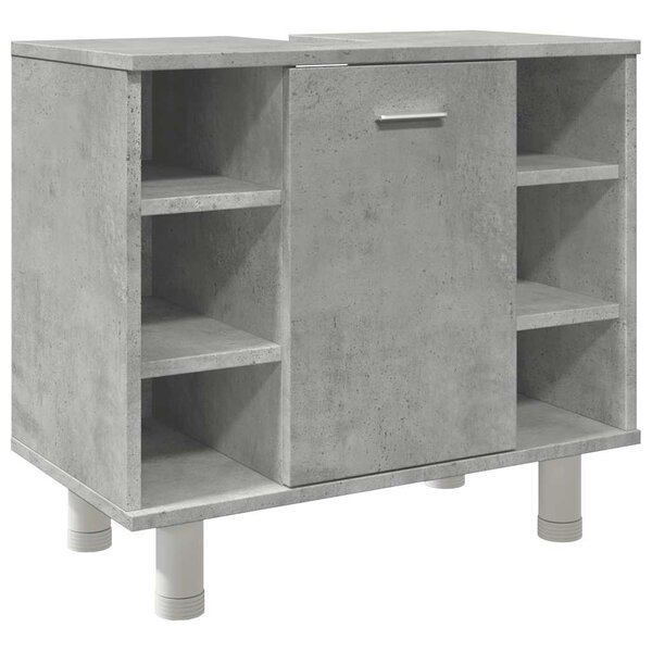 vidaXL Armoire de salle de bain Gris béton 60x32x53 5 cm Aggloméré