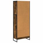 vidaXL Bibliothèque Chêne Fumé 80 x 30 x 155 cm Bois d'ingénierie