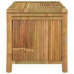 vidaXL Boîte de rangement de jardin 60x52x55 cm Bambou