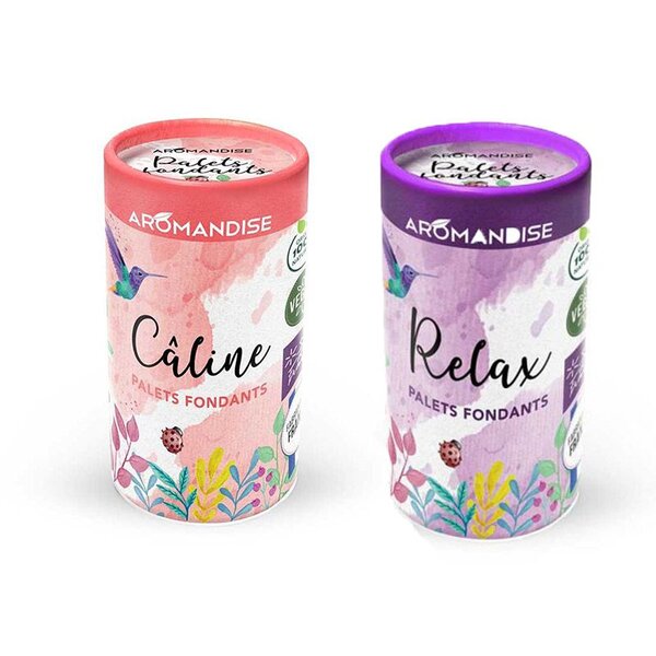 12 palets parfumés à faire fondre - Relax & Câline