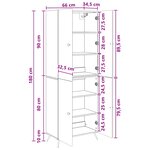 vidaXL Ensemble de Meubles 2 Pièces Blanc brillant Bois d'ingénierie