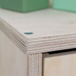 Meuble de rangement NABOSKY turquoise 1x2