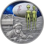 Pièce de monnaie en Argent 2000 Francs g 62.2 (2 oz) Millésime 2025 Interstellar Phenomena SOCORRO UFO INCIDENT