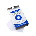 Étui de 100 fiches bristol uni non perforé 74x105mm Blanc EXACOMPTA