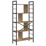 vidaXL Étagère Chêne artisanal 75 x 30 x 156 cm Bois d'ingénierie