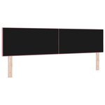vidaXL Tête de lit LED avec bandes LED Rose 180 cm Velours