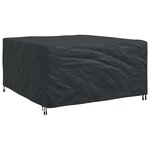 vidaXL Housse pour meubles Uni Noir 180 x 190 x 85 cm 210D