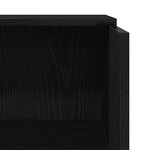 vidaXL Bureau de réception noir 55x50x103 5 cm bois d'ingénierie