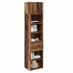 vidaXL Haut Armoire Bois Ancien 50 x 42 5 x 225 cm Bois d'ingénierie