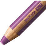 Crayon WOODY 3 en 1 Extra large Lilas STABILO